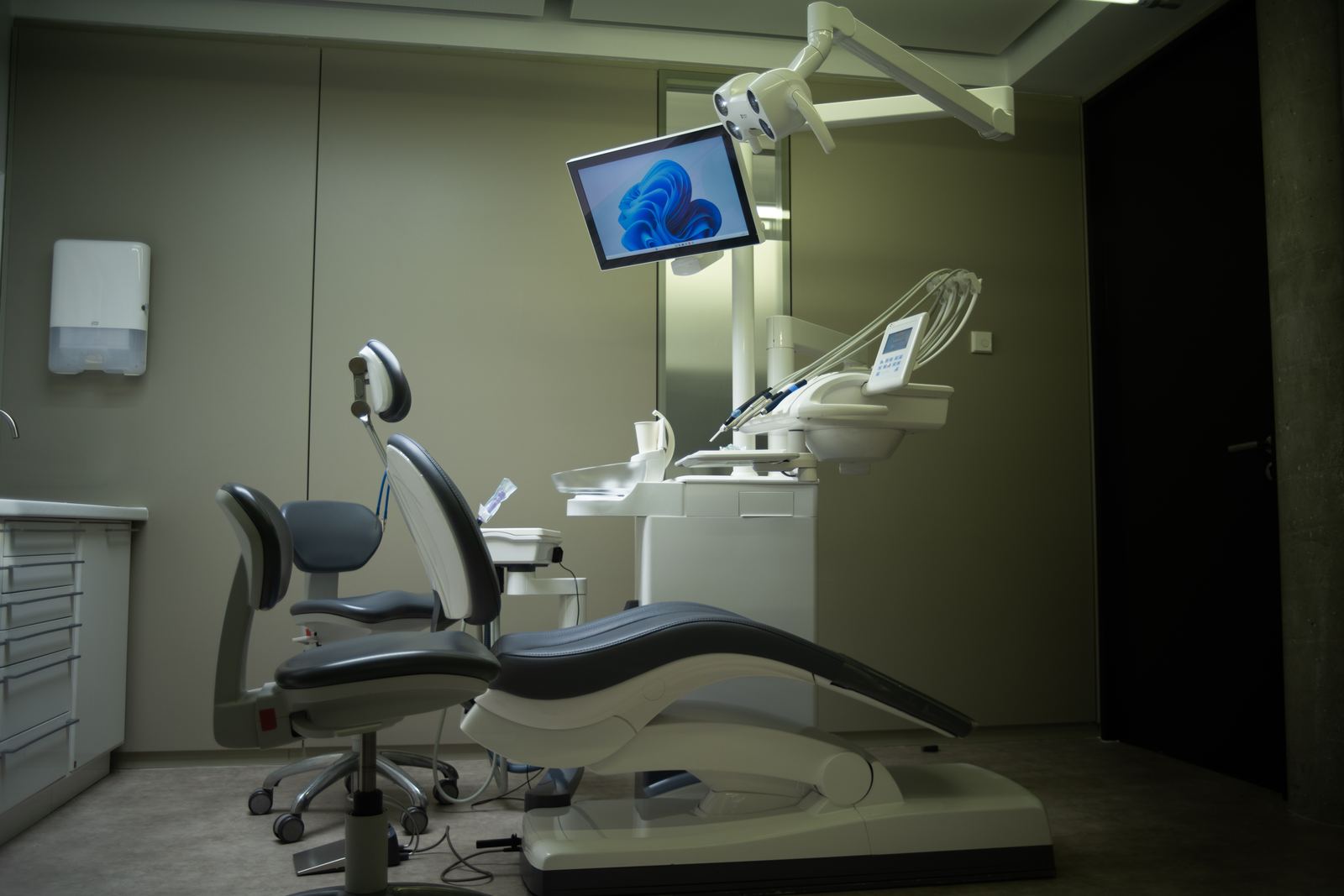 Une salle de soins du cabinet